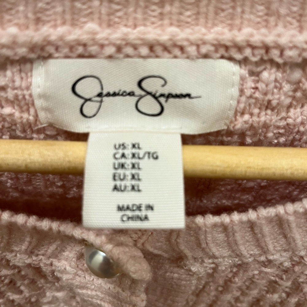 Pink Textured Sweater - Picture 3 of 3